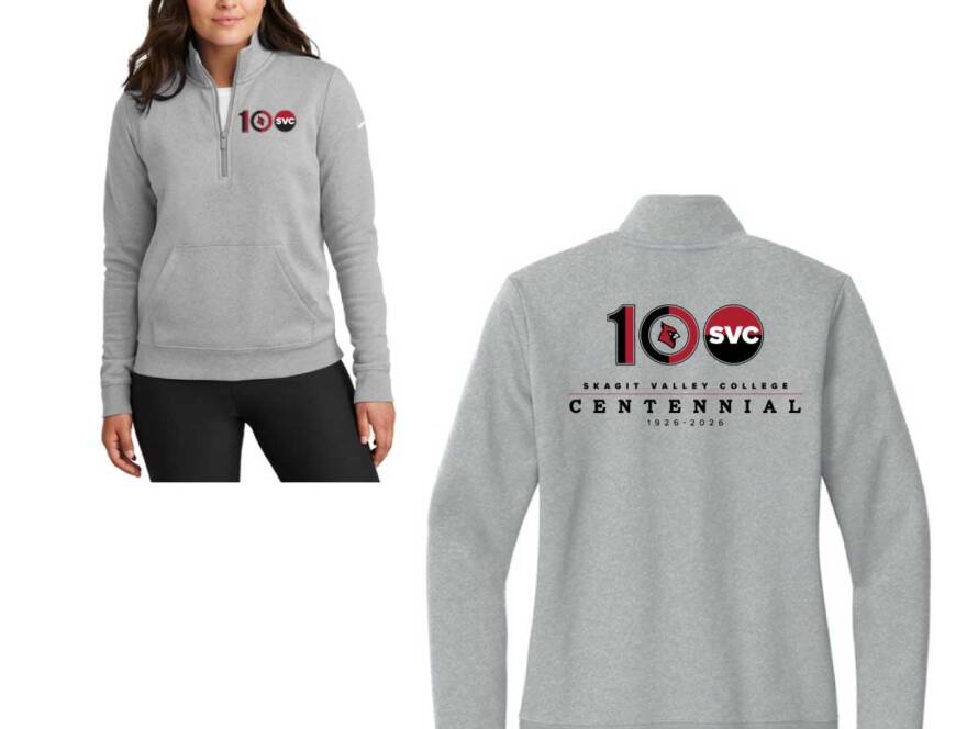 SVC 100 Years Nike Women's Club Fleece Sleeve Swoosh 1/2-Zip