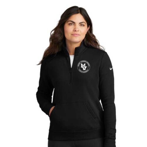 MVCYB Nike Women's Club Fleece Sleeve Swoosh 1/2-Zip