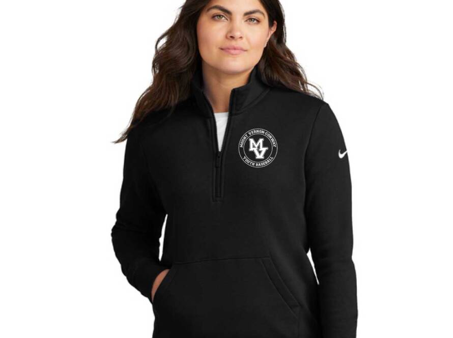 MVCYB Nike Women's Club Fleece Sleeve Swoosh 1/2-Zip