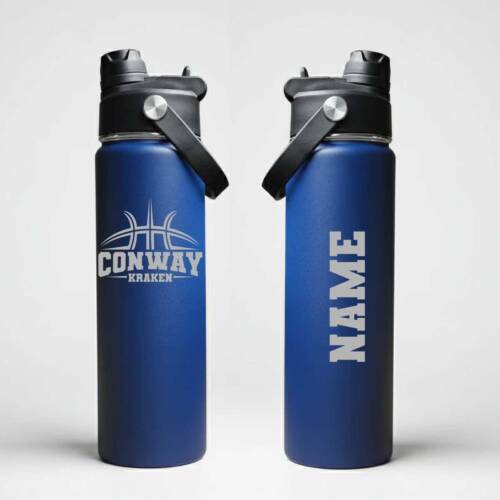 3rd Grade "Kraken" Laser Engraved Personalized 20oz Water Bottle