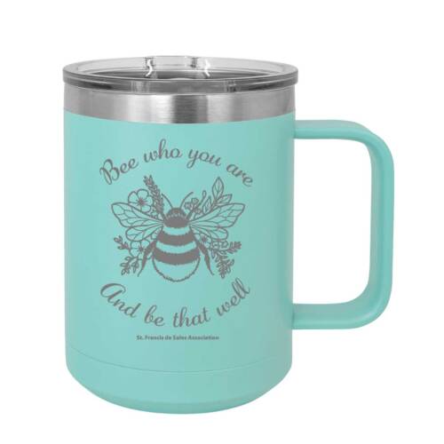 Teal 15oz Engraved Polar Camel Coffee Mug