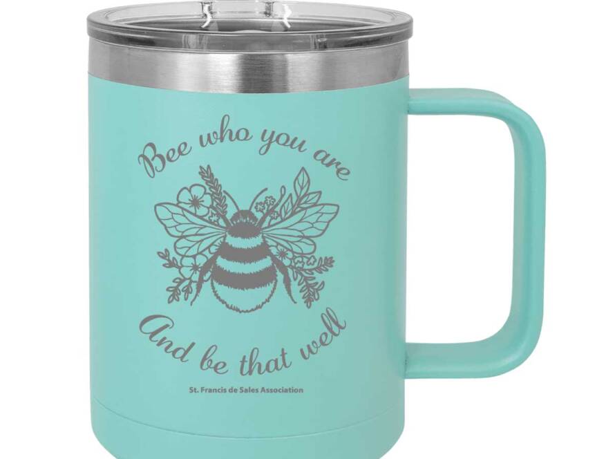 Teal 15oz Engraved Polar Camel Coffee Mug