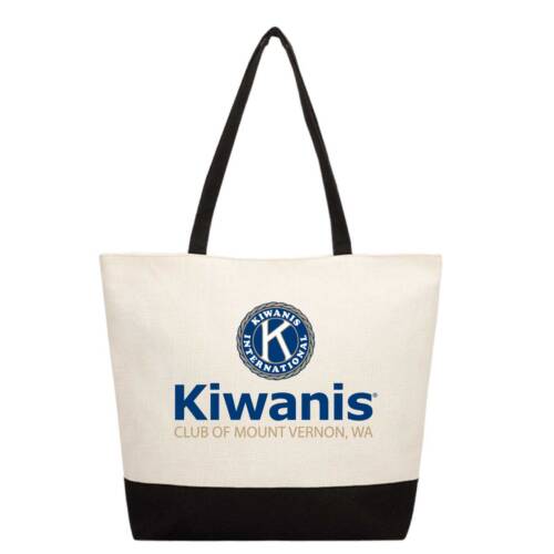 Kiwanis of MV Zipper Tote Bag