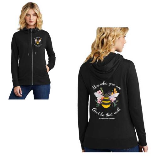 Women’s Featherweight French Terry™ Full-Zip Hoodie (Front & Back Print)