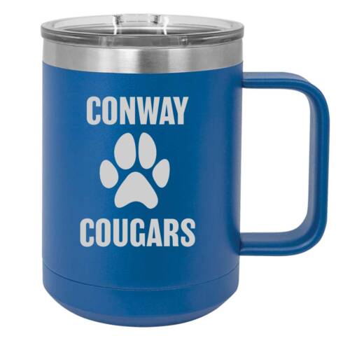 *NEW* Conway Classic Engraved 15oz Polar Camel Mug with Slider Lid