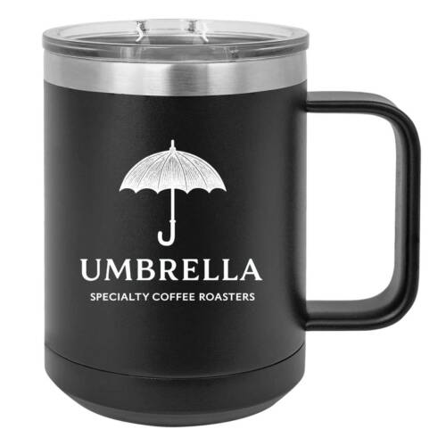 Black 15oz Engraved Polar Camel Coffee Mug