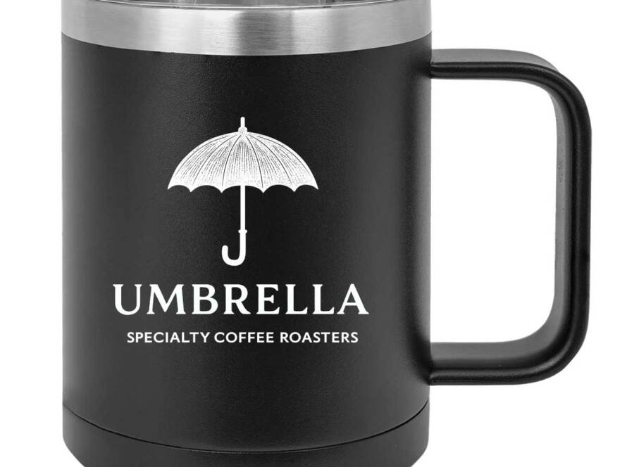 Black 15oz Engraved Polar Camel Coffee Mug