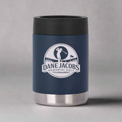 DJM Golf Tournament - 12oz Navy Can Cooler
