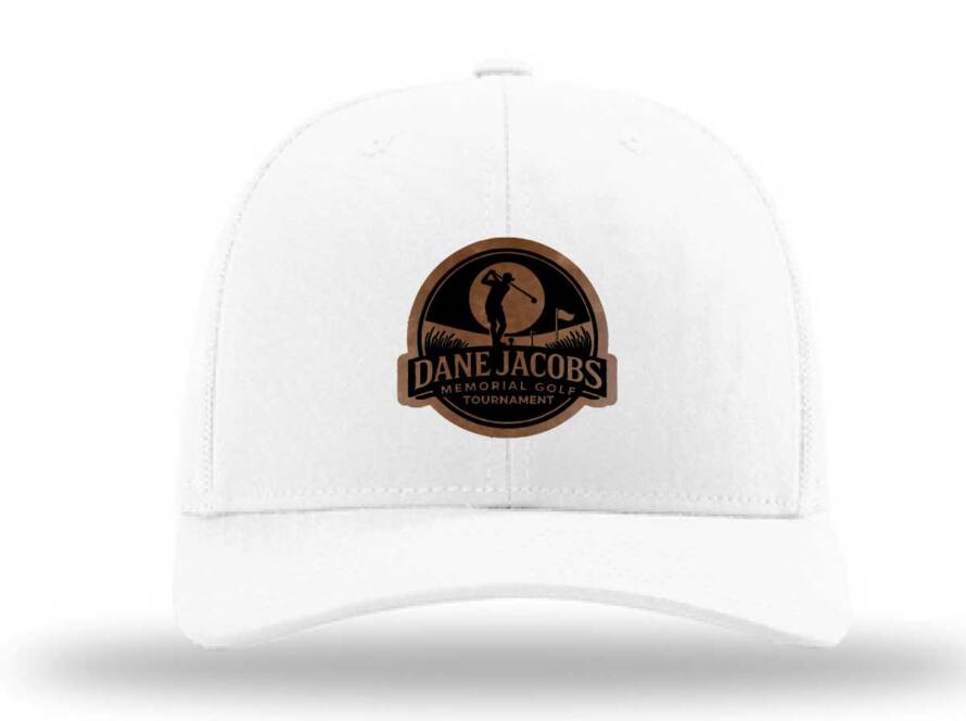*DJM Leatherette Patch Trucker Hat